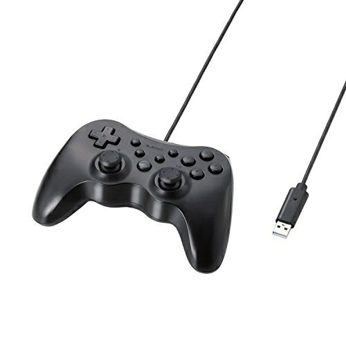 【即納可能】【新品】[ELECOM(エレコム)] 【PC】ゲームパッド/ドラゴンズドグマオンラインコラボレーションモデル/振動対応/for Windows/ブラック/JC-DD01BK JC-DD01BK