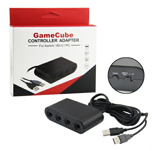 【新品】【WiiUHD】GameCubeコントローラーアダプター お取寄せ品