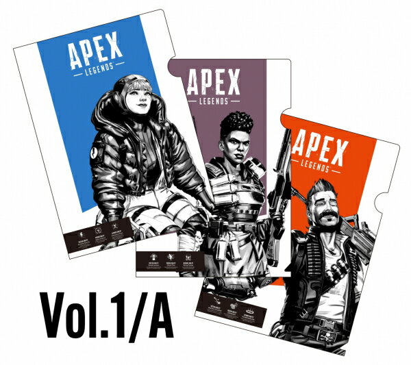 【新品】Apex Legends レジェンズクリアファイル3枚セット Vol.1 A[在庫品]