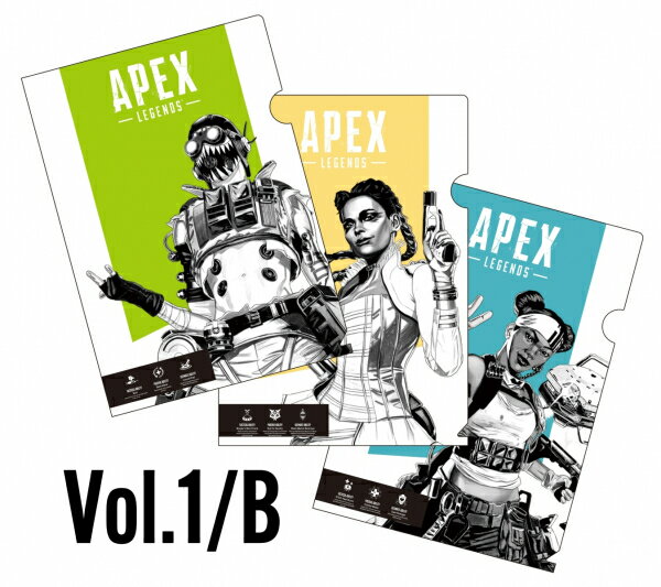 【新品】Apex Legends レジェンズクリアファイル3枚セット Vol.1 B[在庫品]