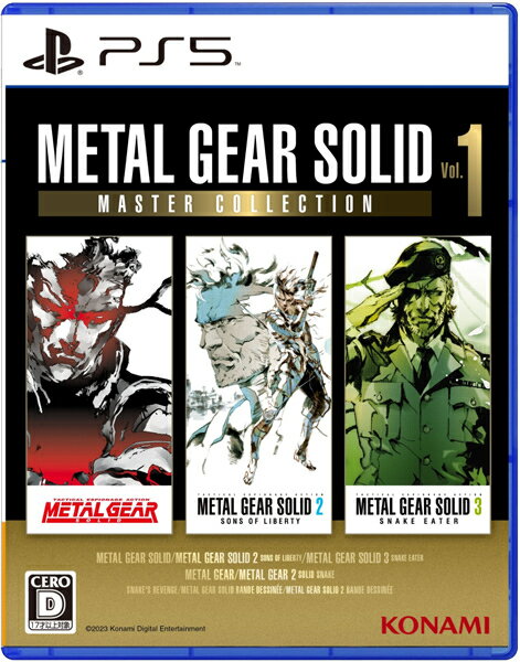 [メール便OK]【新品】【PS5】METAL GEAR SOLID： MASTER COLLECTION Vol．1［PS5版］[在庫品]