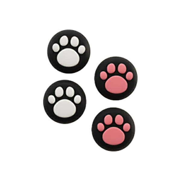 Rakuten - [メール便OK]【新品】【NS2H】CYBER・アナログスティックカバー ねこにゃん （Switch2 Proコントローラー用）黒[お取寄せ品]