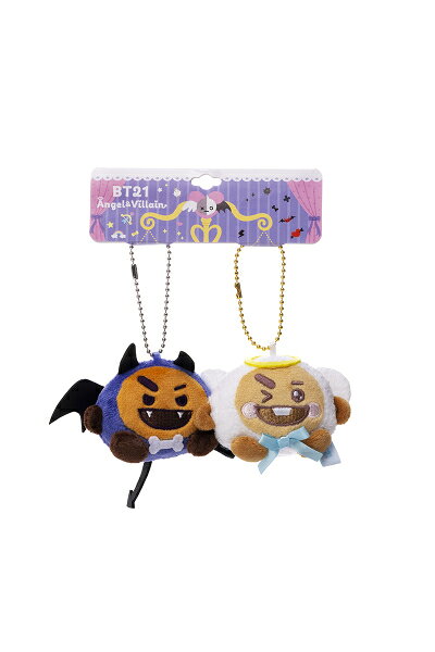 [신품][plushtoy]BT21_페어 마스코트(Angel & Villain) SHOOKY[주문품]