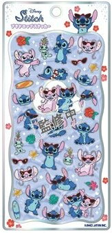 【08/27頃入荷分☆】[メール便OK]【新品】プチドロップステッカー／ディズニー　サングラススティッチ/シール