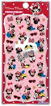 【08/27頃入荷分☆】[メール便OK]【新品】プチドロップステッカー／ディズニー　サングラスミニーマウス/シール