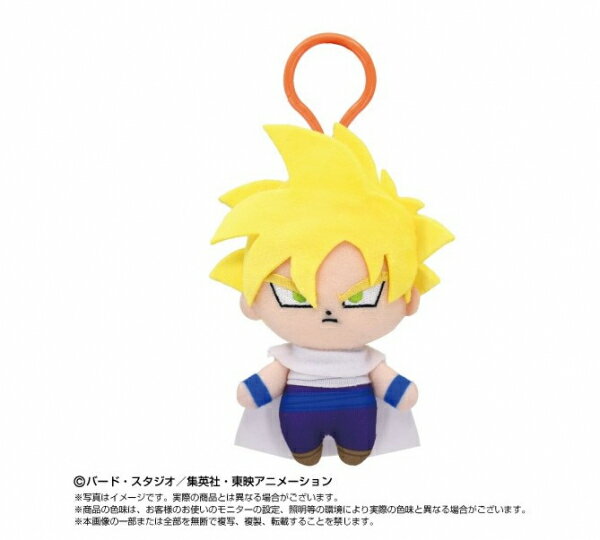 乐天商城 - 【新品】【plushtoy】ドラゴンボール/ドラゴンボールZ　プラフックつきChibiぬいマスコット　超サイヤ人孫悟飯[お取寄せ品]