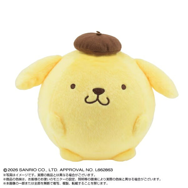 【新品】【plushtoy】サンリオ　ぷりぬいぽんぽん　ポムポムプリン[お取寄せ品]