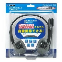 【新品】【PS3HD】ステレオヘッドセット3　Wボリューム【RCP】