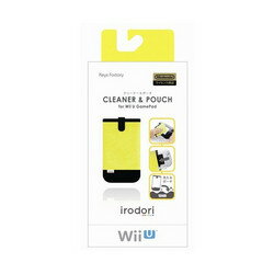 【新品】【WiiUHD】クリーナー & ポーチfor　WiiU　GamePad　イエロー