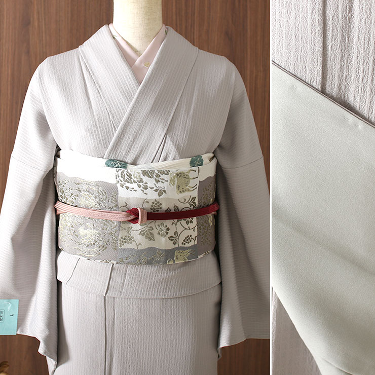 楽天市場】着物（カラーグレー・種類（着物）色無地）（和服