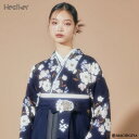 \2点で3%OFFクーポン/【 レンタル 】大学 卒業式 袴セット ピオニー 紺 オフシロ デニム ネイビー 芍薬 和花 古典 L 女性 モダン レトロ Heather 袴 フルセット 着物 和服 卒業 先生 教員 保護者 母 大人 ハカマ はかま 往復送料無料 貸衣裳【HN-42】【HH-41】(ma407s)