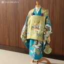 【レンタル】七五三 3歳 男の子 被布 着物 セット 絵羽 兜 ターコイズ 被布 鶯茶 着物 金 刺繍 祝着 レンタル きもの フルセット 753 男児 子供 ...