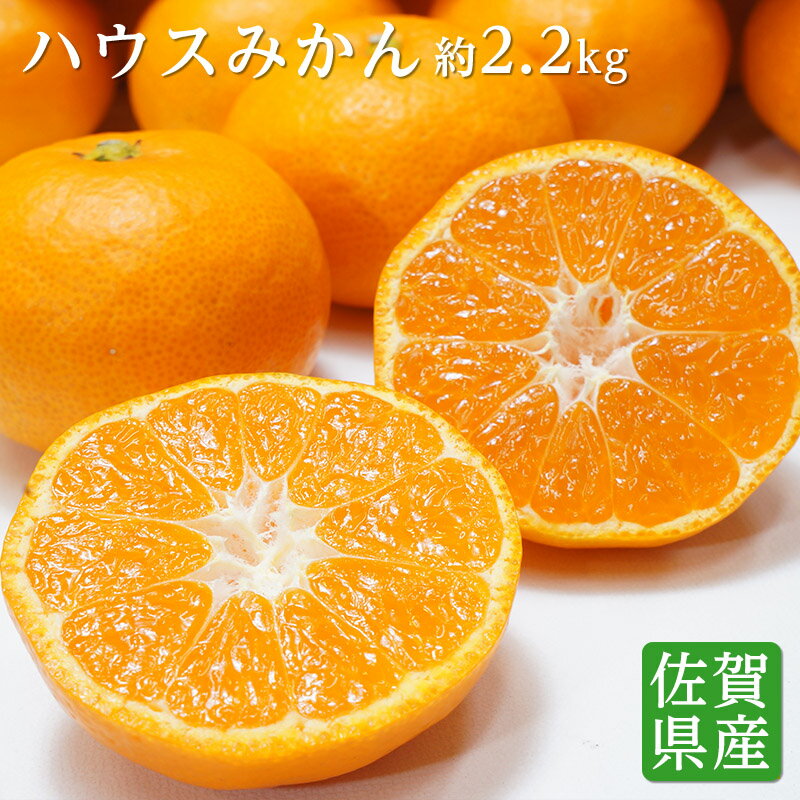 【のし対応可】送料無料 佐賀県産 唐津 ハウスみかん S-Mサイズ 約2.2kg みかん 送料無料 みかん 糖度 ハウスミカン贈答 プレゼント 内祝い 出産祝い フルーツギフト ギフト お中元 食べ物