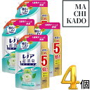 レノア 超消臭1week 柔軟剤 フレッシュグリーン 詰め替え 大容量 1,900mL 4個 花粉 静電気 ブロック