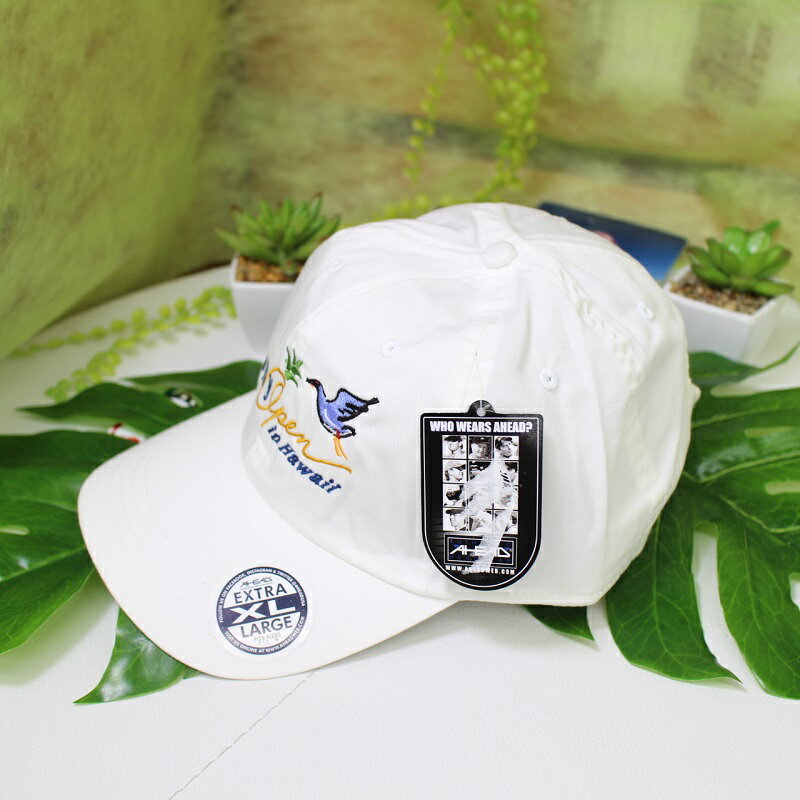 とってもレアです！【春夏 キャップ】【数量限定】【2017年 ソニーオープン in ハワイ】【ワイアラエC.C.】ロゴ入り キャップ マーカー付き 大きいサイズ　LL　帽子 SONY OPEN IN HAWAII WAIALAE COUNTRY CLUB　CAP 　【入手困難】 PGA ツアー 　ゴルフ、テニスのサムネイル