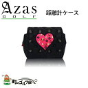 アザスゴルフ RFB-Co01B セルモ 距離計ケース 黒×黒 ピンク ゴールド スタッズ ハート Azas Golf Selmo Rangefinder case Corazon black pink gold