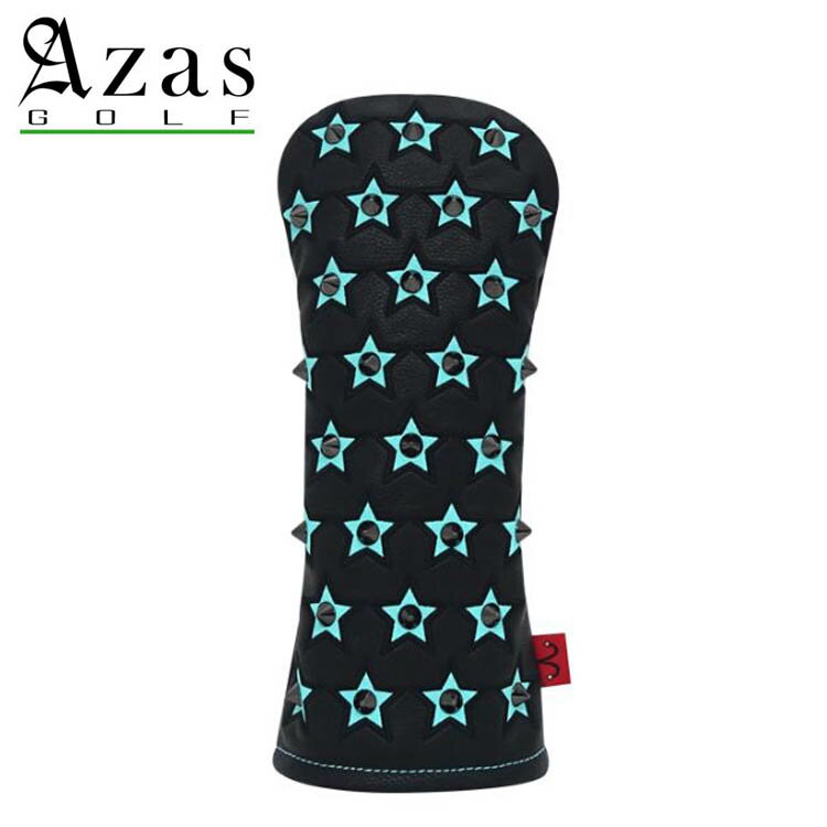 アザスゴルフ 71BK24 Selmoヘッドカバー Stella (黒×黒)/ミント ドライバー ヘッドカバー 星 2019年 日本製 Azas Golf SELMO Sttella Driver Head Cover 19ss