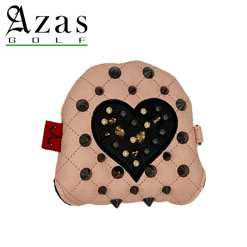 AUXSt 7976CR Z wbhJo[ Corazon  x x[WsN() p^[}bg Azas Golf Selmo Head Cover Corazon (BK~B.Pink)/BK PM 2021wn