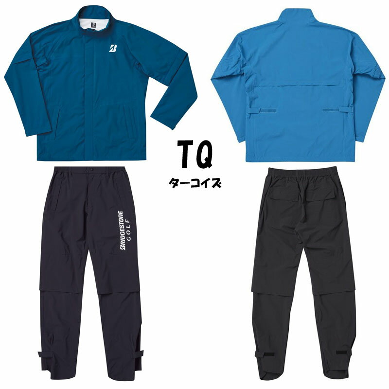 ブリヂストンゴルフ 水神 スイジン レイン上下セット 84G03 レインキャップ CPG24S ネックガード付 CPG24U 2024年モデル 男性用 BRIDGESTONE GOLF SuiZing Rain