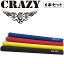 クレイジー グリップ スティッキー スーパーライト 1.8 バックライン有 6本セット 36g ゴルフグリップ 男女兼用 新品 CRAZY GRIP STICKY SUPER LIGHT 21sp