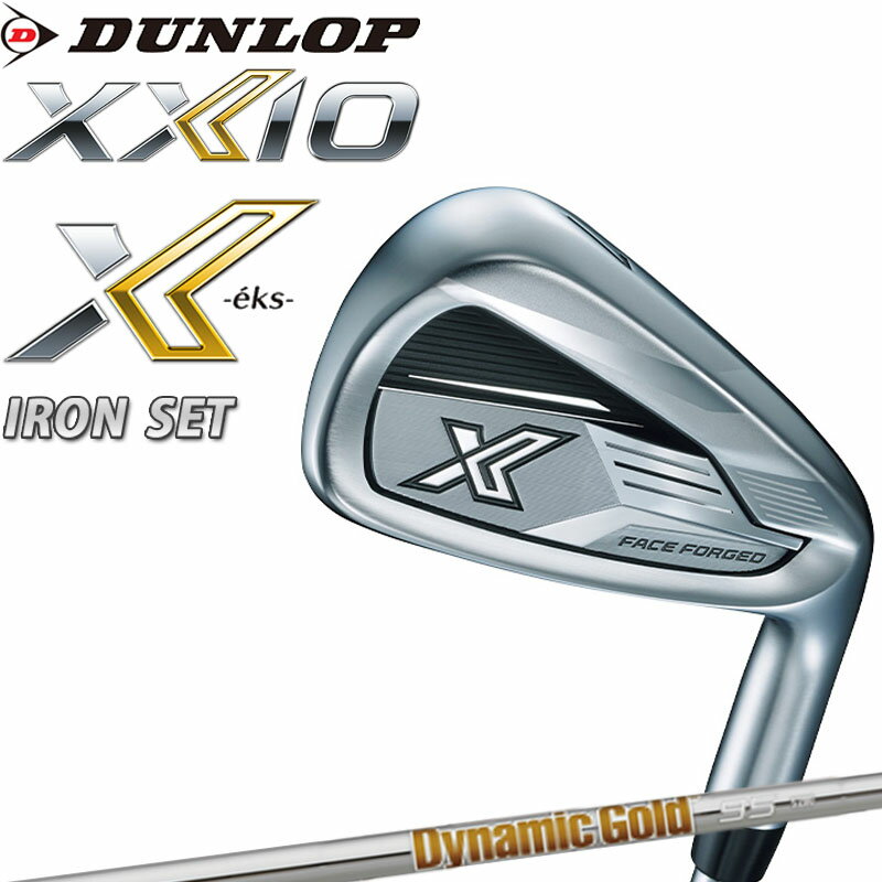 ダンロップ ゼクシオ エックス アイアン 5本組 セット＃6,7,8,9,Pw Dynamic Gold95スチール 2024年モデル -eks- ゴルフクラブ DUNLOP GOLF XXIO X eks Iron 23wn