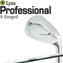 リンクス プロフェッショナル S フォージド アイアン 6本セット#5,6,7,8,9,Pw Fujikura MCI 80 S カーボン 日本製 Lynx Professional S-Forged Iron 5I-PW