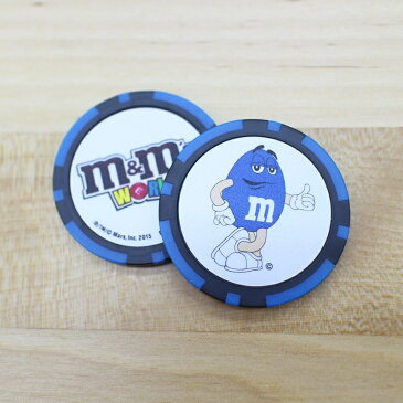 超レア、国内未発売! M&M'S エムアンドエムズ ゴルフ ボールマーカー カジノチップタイプ かわいい キャラクターボールマーカー 【入手困難】 レッド、ブルー、グリーン、オレンジ、イエロー