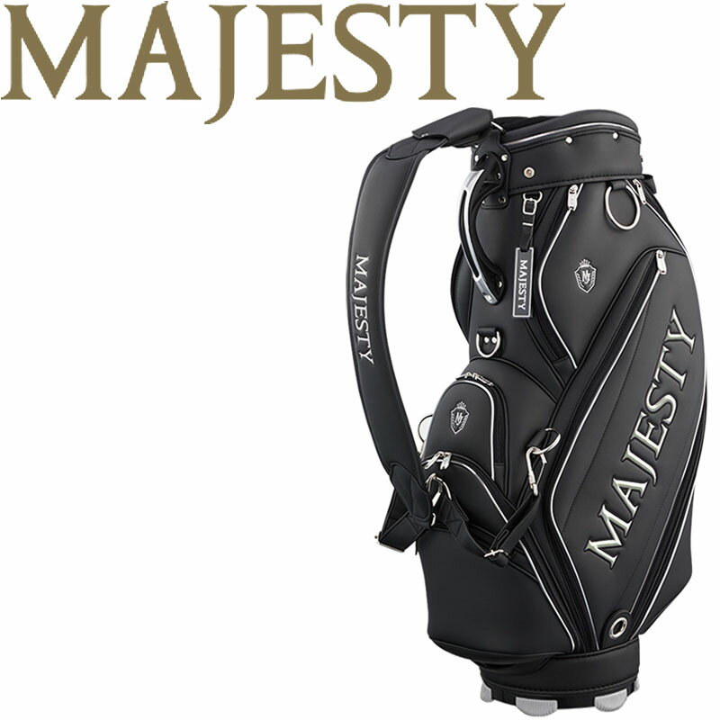 マルマン マジェスティ ゴルフ ウルトラ スムース ブラック キャディバック CB3321 9.5型 4.6kg MJ SDGs バッグ maruman MAJESTY ULTRA SMOOTH BLACK Caddy Bag