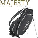 }WFXeBSt Eg X[X ubN X^h LfBobO CB3401 2024N 9^ 3.2kg }} MAJESTY ULTRA SMOOTH BLACK Stand Caddy Bag 24sp