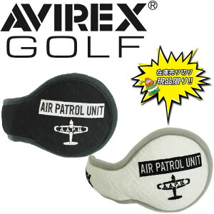 アヴィレックス ゴルフ ジャガードバックアーム イヤーマフラー フリーサイズ メンズ レディース AVXBA2-12EM セール品 耳 AVIREX GOLF Ear muffs warmer Box:1