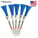 在庫あります トルネードティー 3.25インチ 5本入り 新色 ネオンブルー 2025 USモデル tornade tee 青ドラコン選手使用ゴルフティー 最新モデル【当店在庫商品】