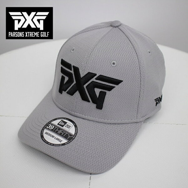 PXGGOLFNEWERAゴルフキャップグレーMからLサイズフレックスフィット帽子パーソンズエクストリームゴルフピーエックスジー