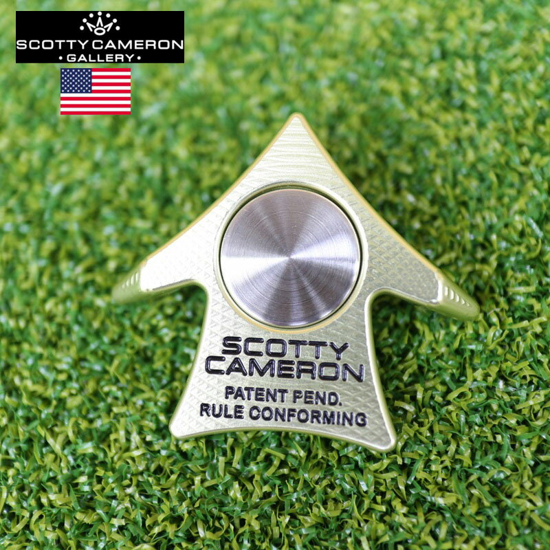 スコッティキャメロン ギャラリー限定 ボールマーカー アライメントツール 矢印 イエロー ゴルフ AERO alignment tool scotty cameron gallery【当店在庫商品】