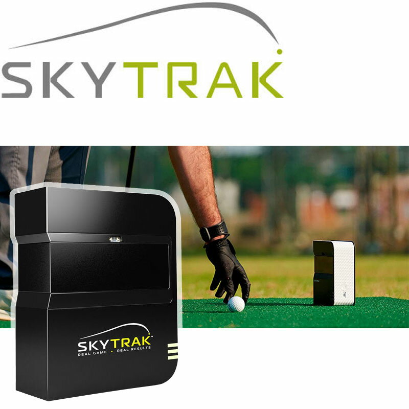 SkyTrakモバイル版 タブレット端末と接続し、 3D練習場・クラブ管理・ショットデータ一覧の保存ができる 持ち運び可能