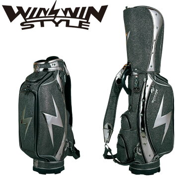 ウィンウィンスタイル アスリート カートバッグ ガンメタル&シルバー BRONZE CB-360 セール品 WINWIN ATHLETE CART BAG GUNMETAL&SILVER Version LEM 20at