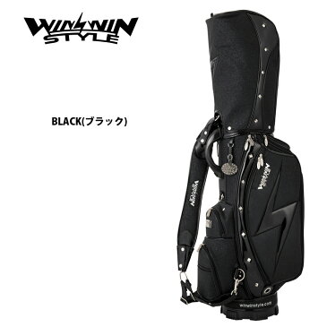 ウィンウィンスタイル アスリート キャディバッグ ガンメタル シルバー ブラック CB-359 セール品 WINWINSTYLE ATHLETE CART BAG GUNMETAL&SILVER BLACK