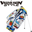 ウィンウィンスタイル アロハシャーク スタンド キャディ バッグ CB-511 WH 2023年モデル TAMOxWINWIN サメ シャーク WINWINSTYLE ALOHA SHARK STAND BAG 23at(4)