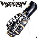 ウィンウィンスタイル エンジョイ ゴルフ パール ニュー スタンドバッグ CB-138 BK ブラック 2025 キャディバッグ WINWIN STYLE EN...