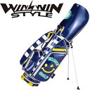 ウィンウィンスタイル エンジョイ ゴルフ パール ニュー スタンドバッグ CB-141 NV ネイビー 2025 キャディバッグ WINWIN STYLE ENJOY GOLF Pearl NEW STAND BAG