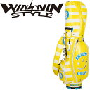 ウィンウィンスタイル エンジョイ ゴルフ パール ニュー カートバッグ CB-145 YW イエロー 2025 キャディバッグ 黄 WINWIN STYLE ENJOY GOLF Pearl NEW CART BAG