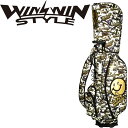 ウィンウィンスタイル ゲットバーディー カモ カートバッグ CB-169 KHAKI カーキ 2025年 キャディバッグ WINWIN STYLE GET BIRDIE CAMO CART Caddy Golf Bag