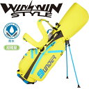 ウィンウィンスタイル 9UNDER WATER PROOF LIGHT WEIGHT スタンドバッグ CB-172 YW イエロー 2025 軽量 防水 キャディバッグ WINWIN STYLE STAND Caddy Golf Bag