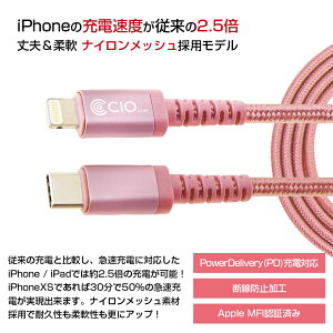 USB-C ライトニングケーブル PD MFi認証 Apple Type-C iPhone ToughLine ナイロン かわいい 短い PowerDelivery アイフォン 急速充電 iPhone13 iPhone13 mini iPhone13 Pro iPhone13 Pro Max iPhone12 Pro Max mini iPhone11 iPhone8 plus iPhoneX XS Max XR