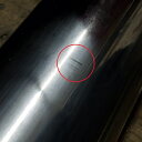 【訳ありアウトレット商品】【表面キズありA】ステンレスパイプ ツヤあり外径101.6mm 長さ100mm 肉厚3mm SUS304 #400 ステンレス 丸管 ...