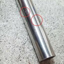 【訳ありアウトレット商品】【表面キズありC】ステンレスパイプ ツヤあり 外径13mm 長さ100mm 肉厚1.2mm SUS304 #400 ステンレス 丸管 ...