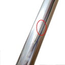 【訳ありアウトレット商品】【表面キズありA】ステンレスパイプ ツヤあり外径27.2mm 長さ100mm 肉厚2mm SUS304 #400 ステンレス 丸管 艶...