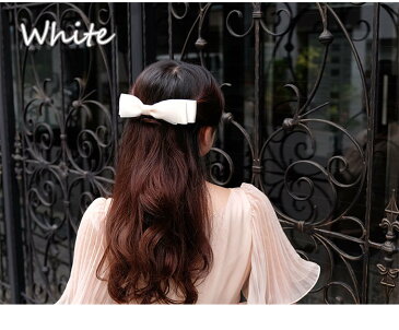 【メール便 送料無料】コーム リボン ビッグ サテン ヘアアクセサリー ヘアコーム 髪飾り ヘッドドレス ヘッドアクセ ウェディング 結婚式 二次会 披露宴 ブライダル お色直し ブライダル小物 ウェディング小物 ウエディング 前撮り 和装 着物 浴衣