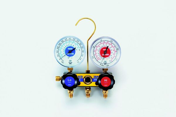 イチネンタスコ TASCO TA120AH サイトグラス・高精度ゲージ付マニホールド