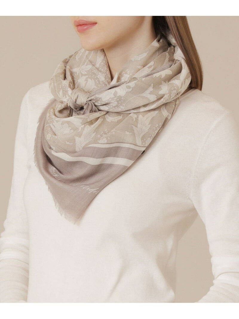 バイブリーフラワーカシミヤシルクストール MACKINTOSH LONDON マッキントッシュ ロンドン ファッショ..