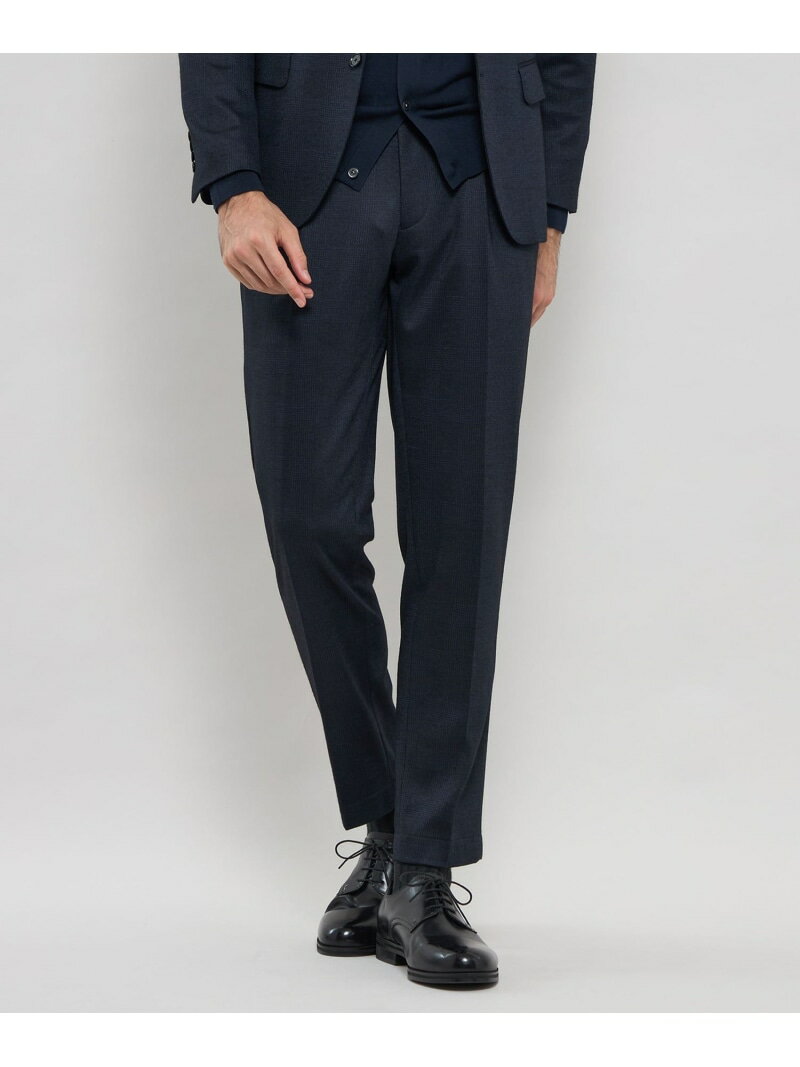 【FLEX JERSEY】グレンチェックセットアップパンツ MACKINTOSH LONDON マッキントッシュ ロンドン パンツ その他のパンツ ネイビー グ...